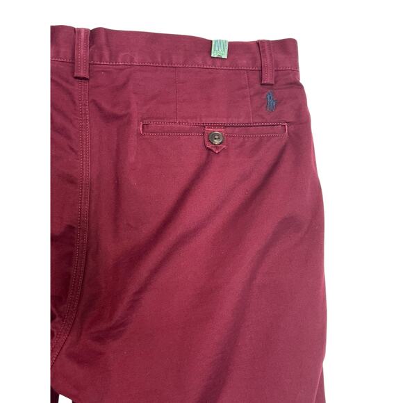 Polo Ralph Lauren red stretch straight fit pants size 32 - Picture 10 of 11